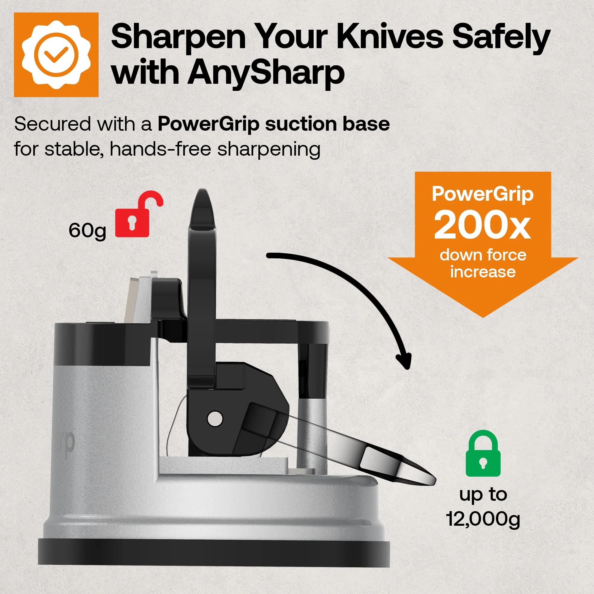 Mini Scissors and Classic Knife Sharpener Bundle - Image 4